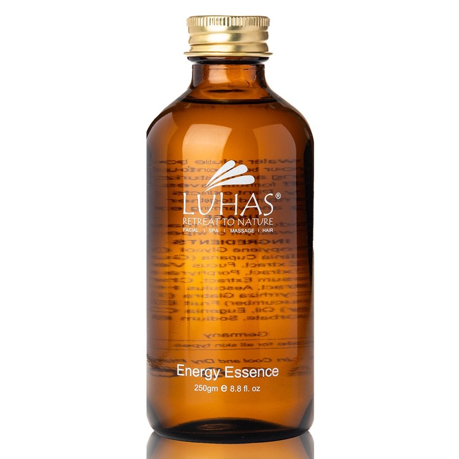 LUHAS Energy Essence — concentrated botanical essence in amber glass